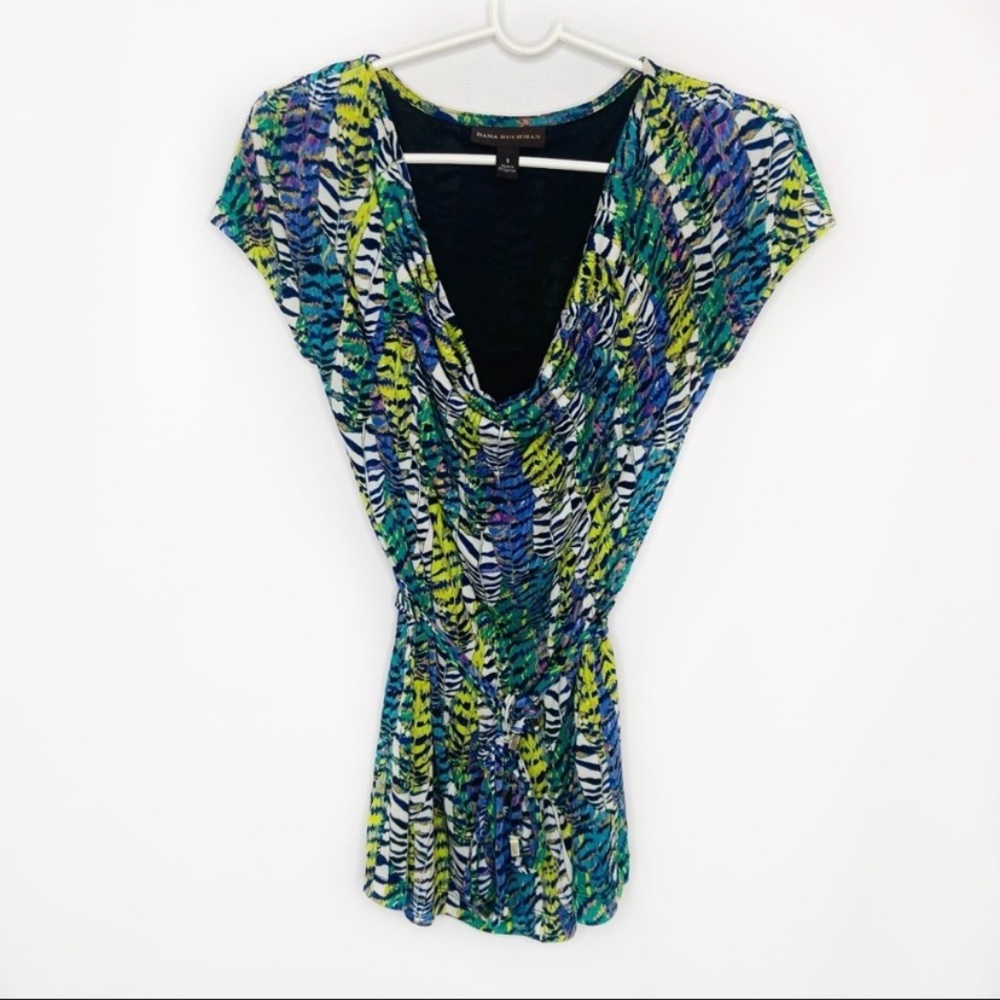 Dana Buchman belted blouse